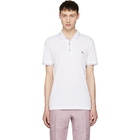 Burberry White Kenforth Polo