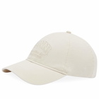 GANNI Women's Patch Cap in Egret 