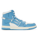 AMIRI Blue and White Skel Top Hi Sneakers