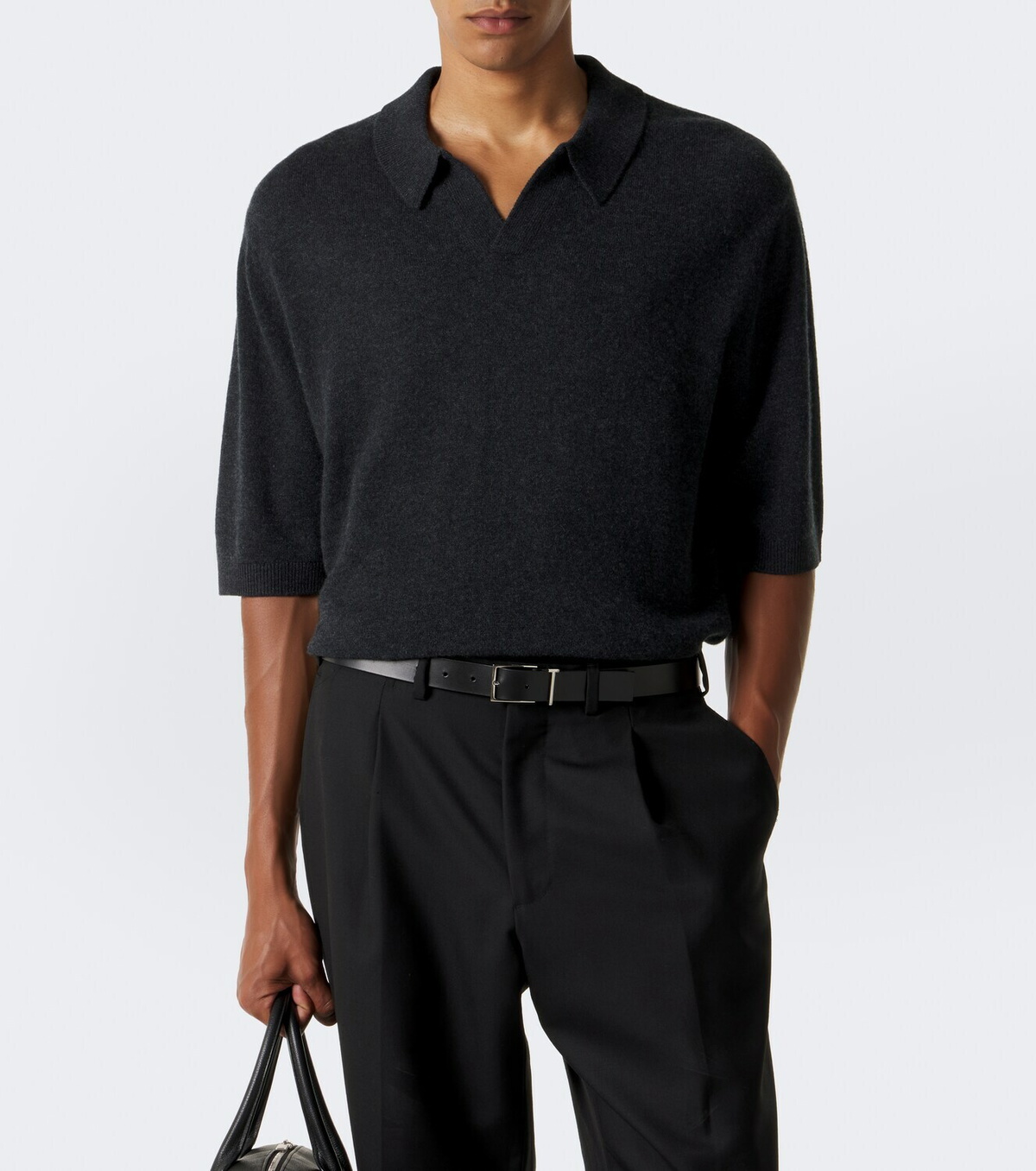 Le Kasha Bale cashmere polo sweater