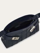 Ferragamo Mens Hug shoulder bag (S) in Blue