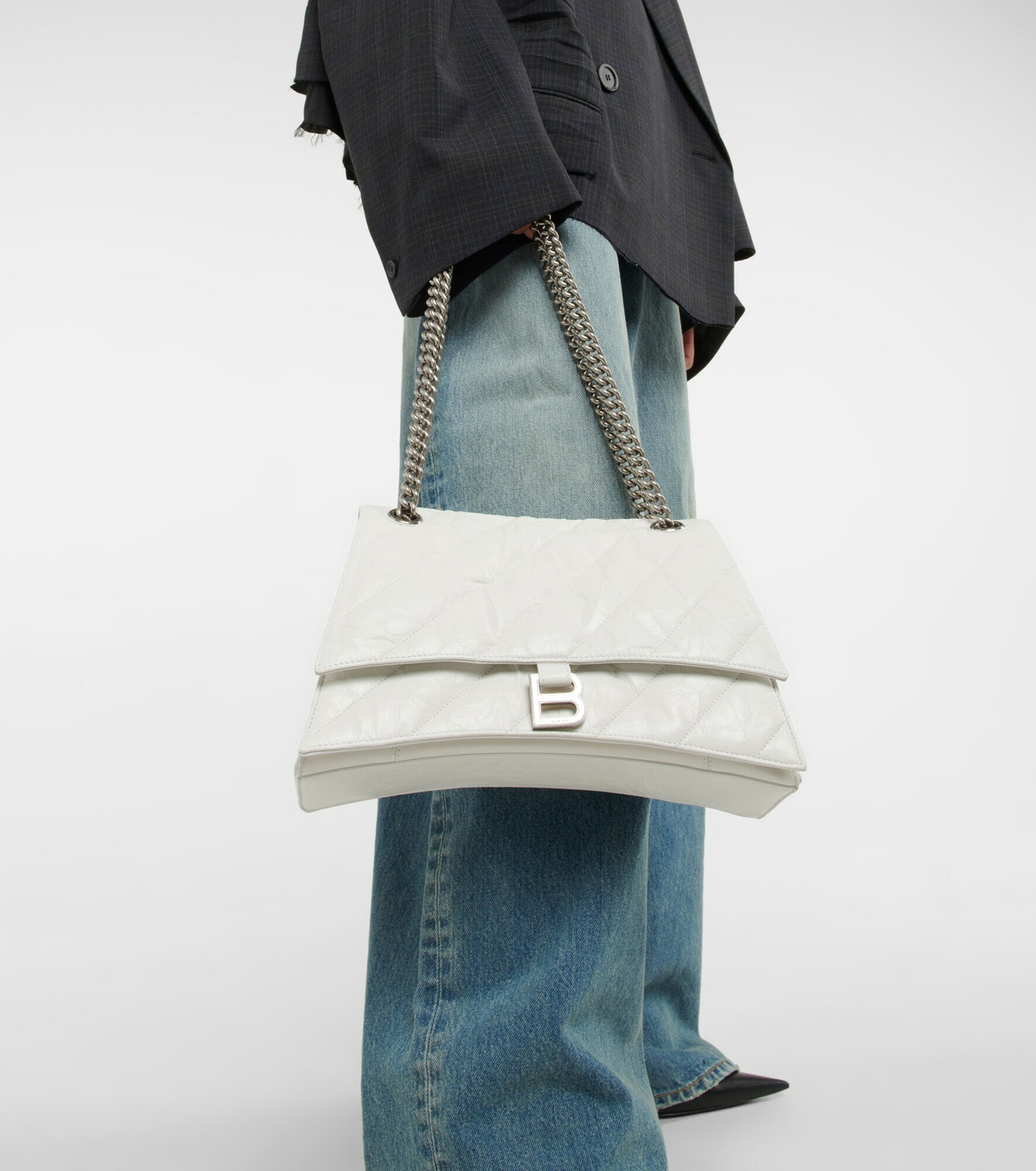 Balenciaga - Downtown Small leather shoulder bag Balenciaga