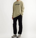 WTAPS - Logo-Print Cotton-Jersey T-Shirt - Neutrals