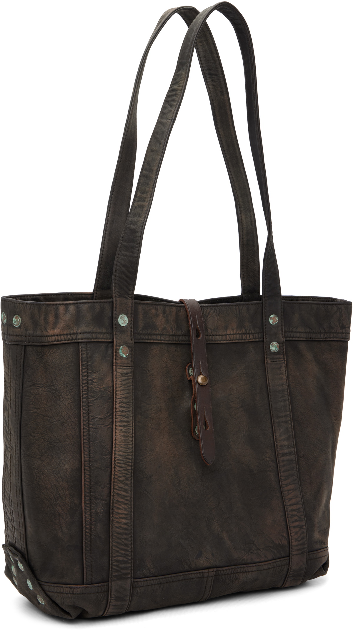 RRL Brown Leather Tote