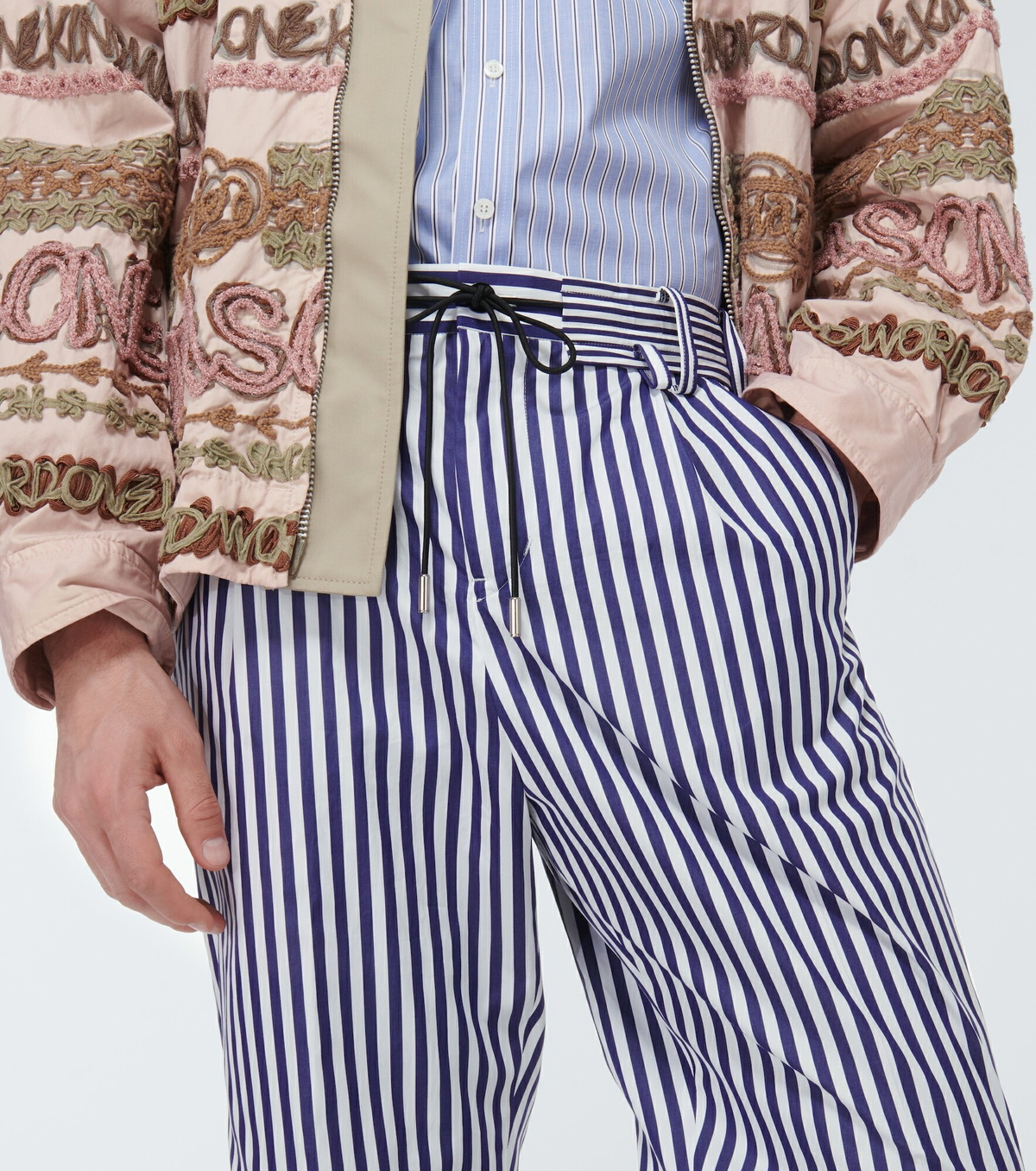 Sacai - Thomas Mason cotton poplin pants Sacai