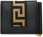 Versace Black Greca Wallet