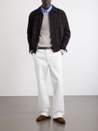 Jeanerica - Jean Brown Checked Cotton and Wool-Blend Jacket - Brown