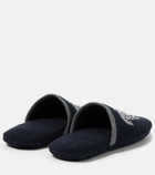 Versace Home Medusa cotton terry slippers