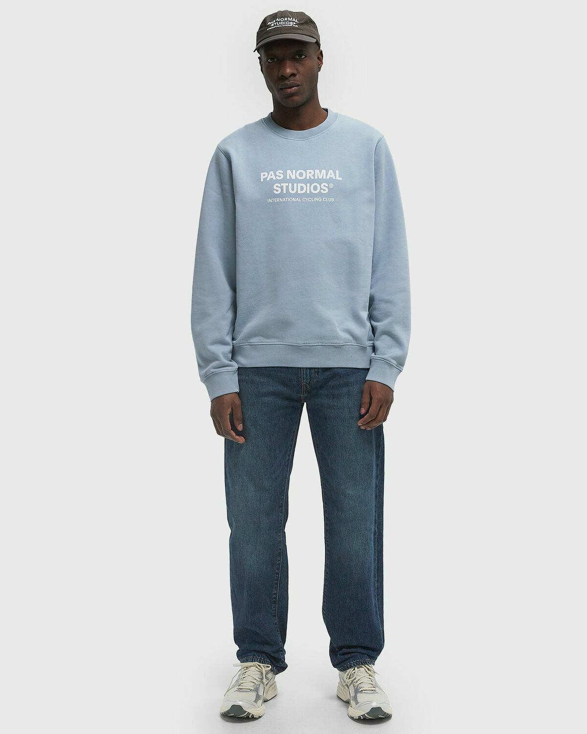 Pas Normal Studios Off-Race Logo Sweatshirt Blue Men