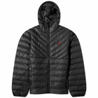 Polo Ralph Lauren Men's Terra Chevron Insulated Hooded Jacket in Polo Black