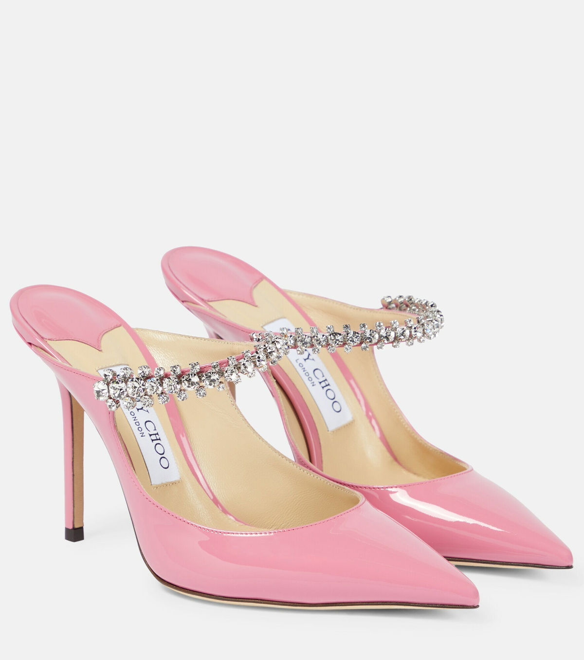 Jimmy Choo - Bing 100 patent leather mules Jimmy Choo