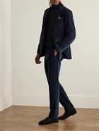 Massimo Alba - Sloop Cotton-Velvet Suit - Blue