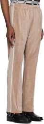 NEEDLES Beige Embroidered Track Pants