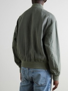 Rag & Bone - Leo Linen Bomber Jacket - Green