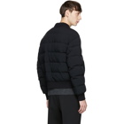 Neil Barrett Black Down Bomber Jacket