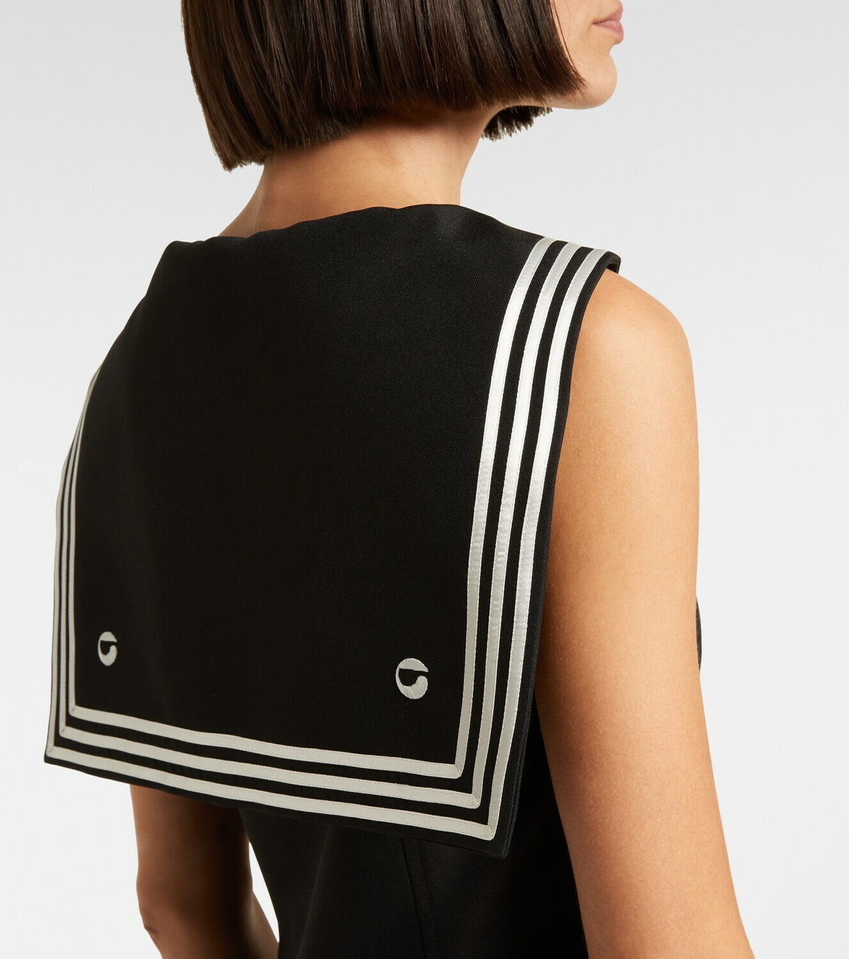 Coperni Belted pleated minidress