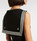 Coperni Belted pleated minidress