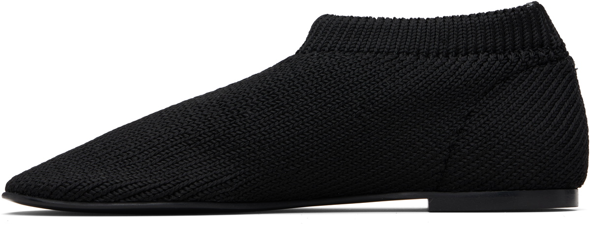 Proenza Schouler Black Glove Knit Loafers