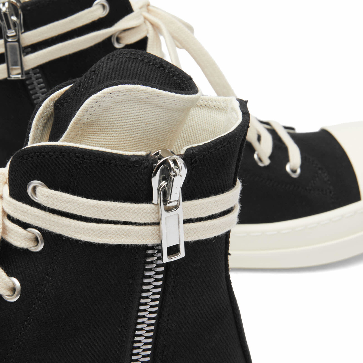 Rick Owens DRKSHDW Women's Hi-Top Top Sneakers in Black