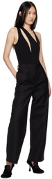Beaufille Black Triple Strap Bodysuit