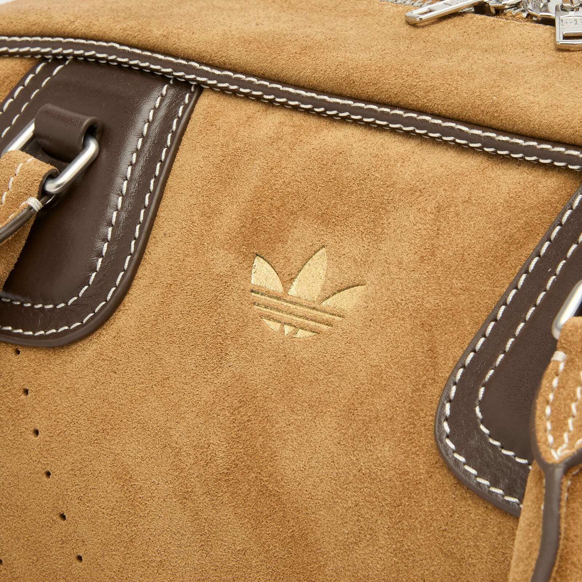 adidas wales bonnerスエード ボストンバッグ ブラウン Adidas x Wales Bonner Suede Bowling Bag in Pantone adidas