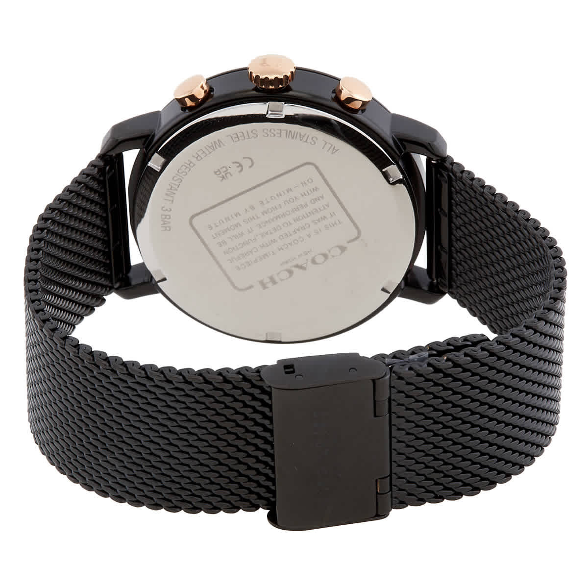 Coach Harrison Chronograph Quartz Black Dial Mens Watch 14602605