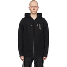 Givenchy Black Padlock Zip-Up Hoodie