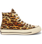 Converse - Wacko Maria Invincible Chuck 70 Leopard-Print Canvas High-Top Sneakers - Brown