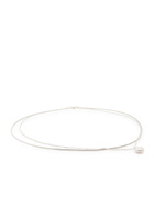 Sapir Bachar Large Pearl Sterling Silver Belt - One Size