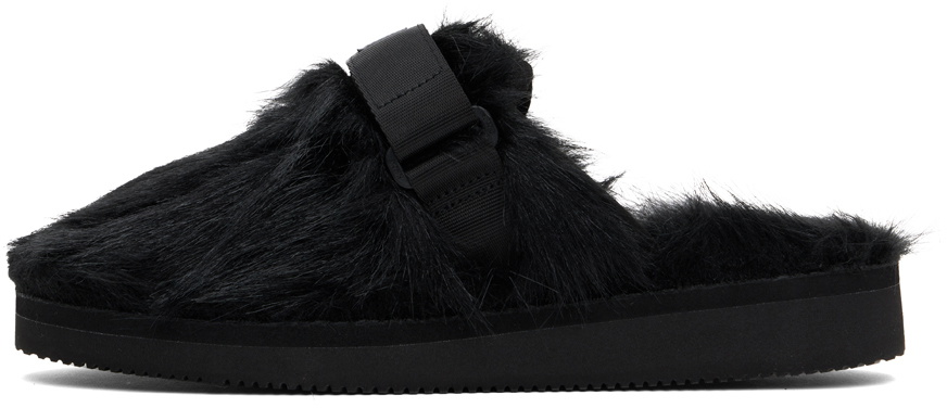 SUICOKE Black ZAVO-2EU Slippers