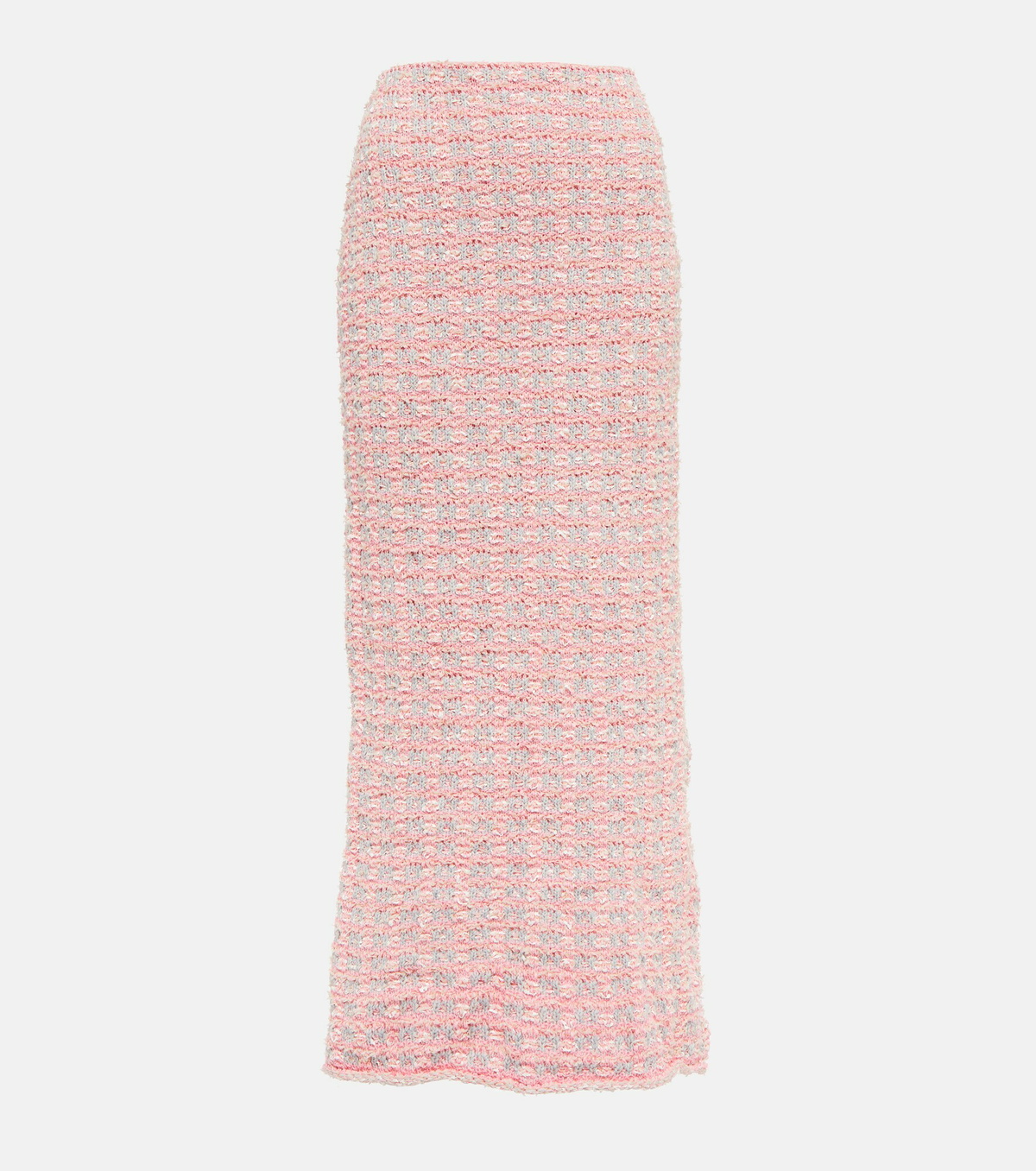 Balenciaga - Tweed midi skirt Balenciaga