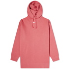 Nike Women's Essentials Oversize Popover Hoody in Archaeo Pink/White
