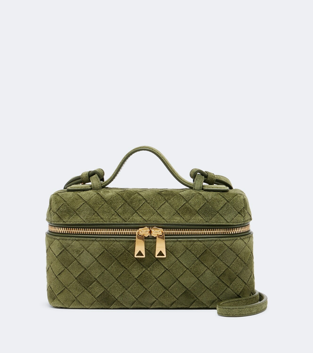 Bottega Veneta Bang Bang Intrecciato suede vanity bag
