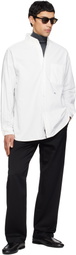 nanamica Off-White Button Down Wind Shirt