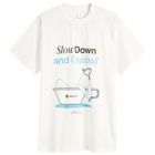 Snow Peak Men's Relaxation T-Shirt in Off White
