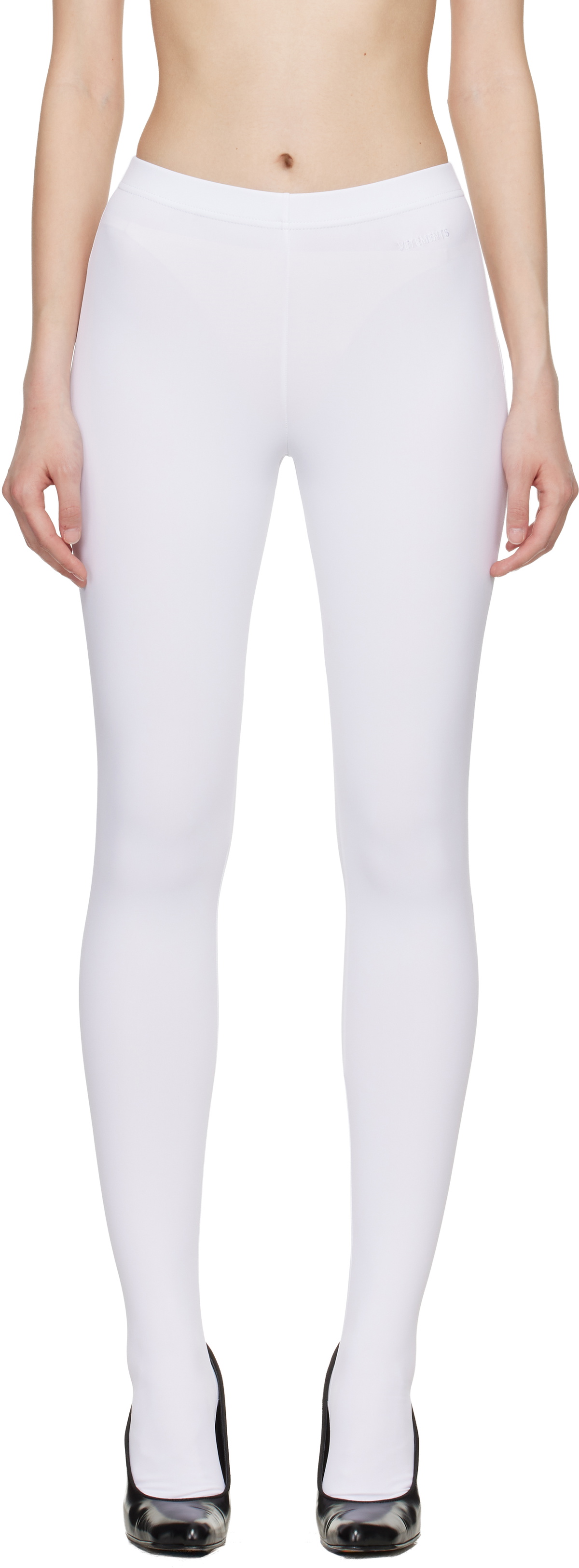 VETEMENTS White Push-Up Tights