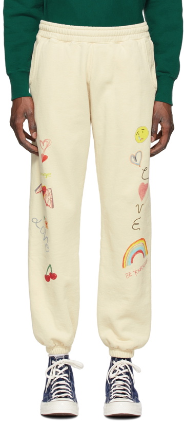 Photo: Kids Worldwide Beige Be Yourself Lounge Pants