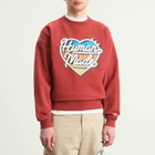 Human Made Men's Heavyweight Heart Logo Sweatshirt in Red
