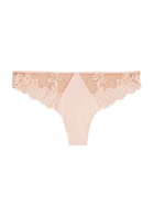 Simone PÉRÈLE Saga Guipure Lace Thong Light Pink