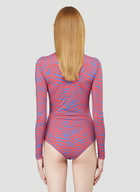 MM6 Maison Margiela Zebra-Print Bodysuit