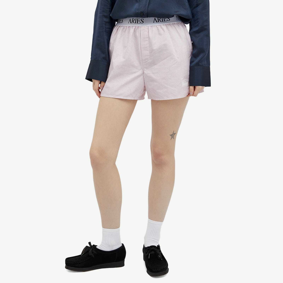 Aries Women's Temple Boxer Shorts in Red