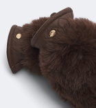 Goldbergh Hill leather mittens