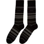 Boss Black Multi Stripe Socks