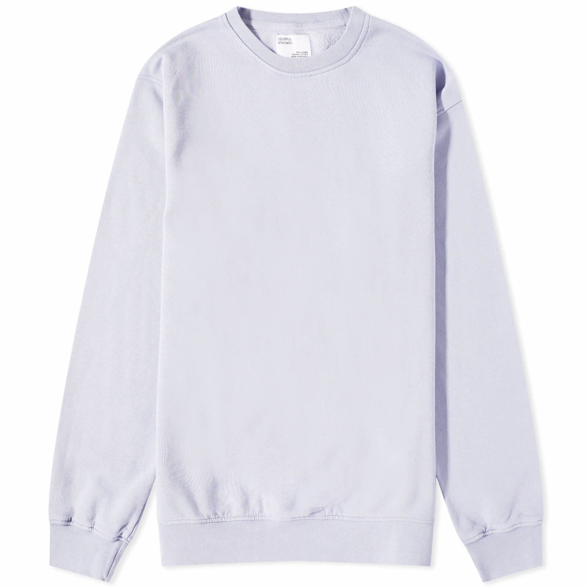 Colorful Standard Men's Classic Organic Crew Sweat in Soft Lavender
