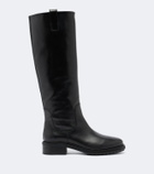 Aeyde Henry leather knee-high boots