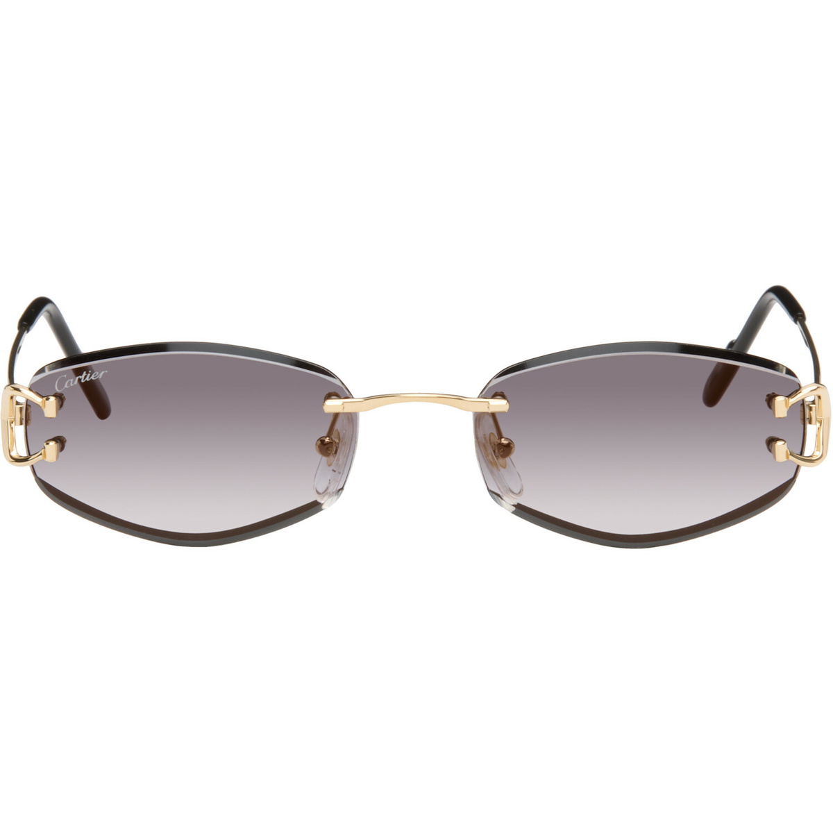 Cartier Gold 'Classic C de Cartier' Sunglasses