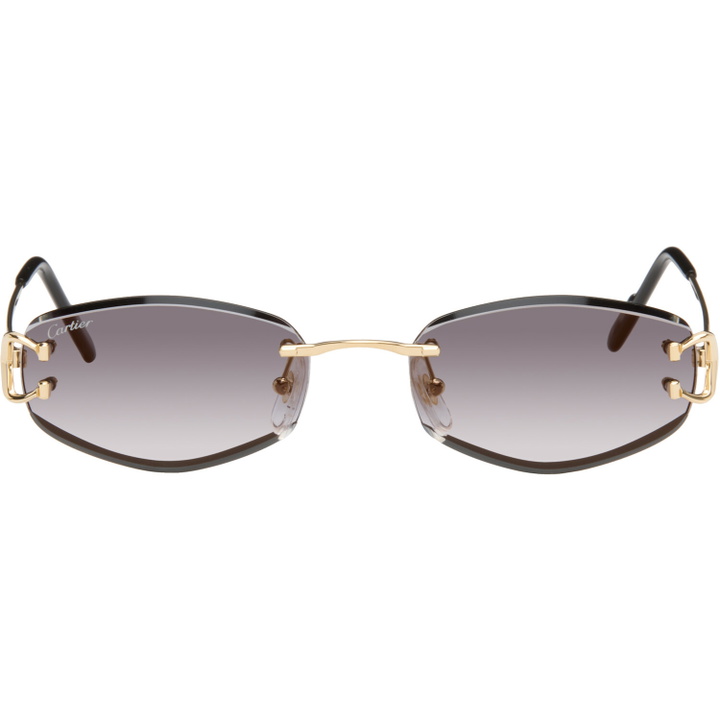 Photo: Cartier Gold 'Classic C de Cartier' Sunglasses