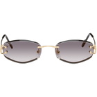 Cartier Gold 'Classic C de Cartier' Sunglasses