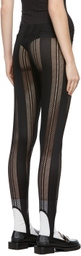 GANNI Black Mesh Intimates Leggings