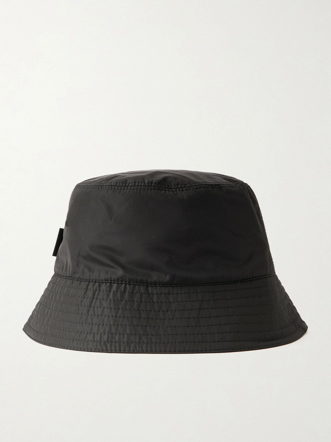 SAINT LAURENT - Recycled Shell Bucket Hat - Black